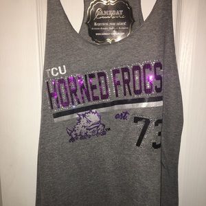 NWT TCU Horned Frogs Tank